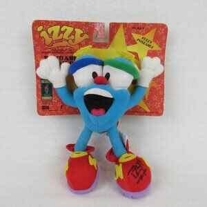 Izzy 1996 Atlanta Olympics Plush 7 in Signed Fully Poseable Champion